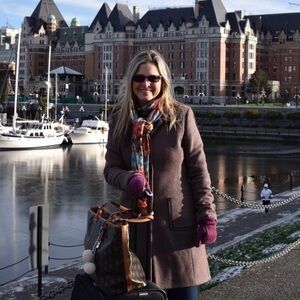 Halogen Mauve Coat with Mid-Length Design and Notched Lapel Patch Pockets